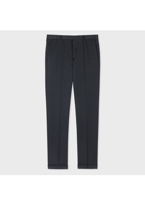 Paul Smith Slim-Fit Dark Navy Cotton-Stretch Chinos Blue