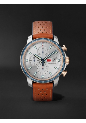 Chopard - Mille Miglia GTS Limited-Edition Automatic Chronograph 44mm Stainless Steel and Leather Watch, Ref. No. 168571-6004 - Men - White