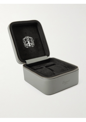 Rapport London - Hyde Park Zip-Around Leather Watch Box - Men - Gray