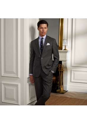 Gregory Pinstripe Wool Twill Suit