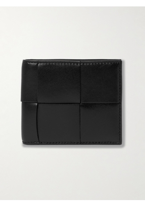 Bottega Veneta - Cassette Intrecciato Leather Billfold Wallet - Men - Black