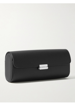 Scatola del Tempo - Full-Grain Leather Watch Roll - Men - Black