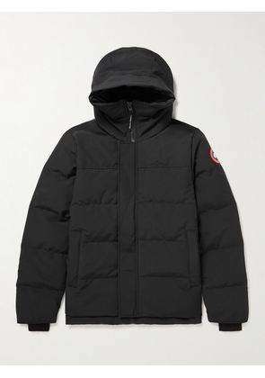 Canada Goose - Macmillan Logo-Appliquéd Quilted Shell Hooded Down Parka - Men - Black - XS