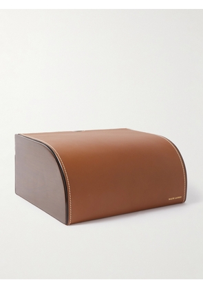 Ralph Lauren Home - Brennan Leather and Teakwood Writer's Box - Men - Brown
