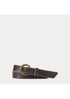 Tumbled Leather Belt