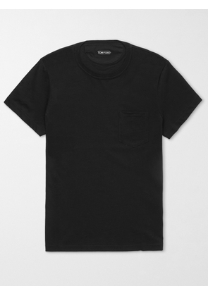 TOM FORD - Cotton-Jersey T-Shirt - Men - Black - IT 44