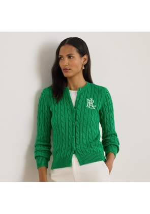 Cable-Knit Cotton Cardigan