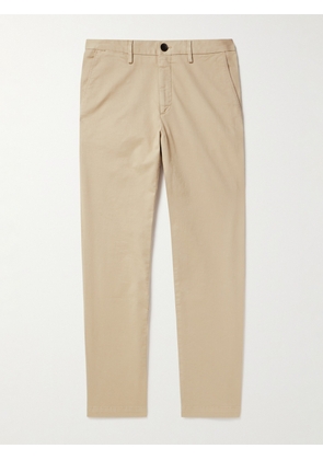 Mr P. - Samuel Straight-Leg Cotton-Blend Twill Chinos - Men - Neutrals - 28