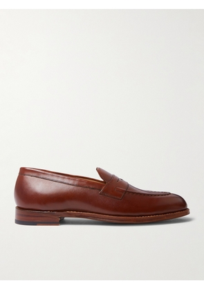 Grenson - Lloyd Leather Penny Loafers - Men - Brown - UK 6