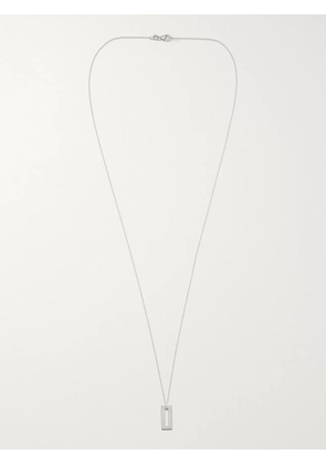 Le Gramme - 15/10ths Brushed Sterling Silver Necklace - Men - Silver