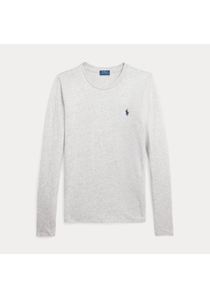 Long-Sleeve Jersey Crewneck T-Shirt