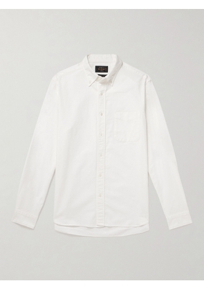 Beams Plus - Button-Down Collar Cotton Oxford Shirt - Men - Neutrals - S