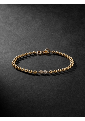 Greg Yuna - Umlaut 14-Karat Gold Diamond Bracelet - Men - Gold