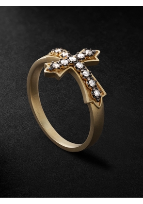 Jacquie Aiche - Sophia Gold, Rhodium and Diamond Ring - Men - Gold - 61
