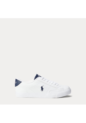 Theron Faux-Leather Low-Top Trainer