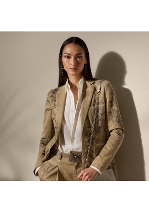 Parker Embellished Cotton Chino Jacket