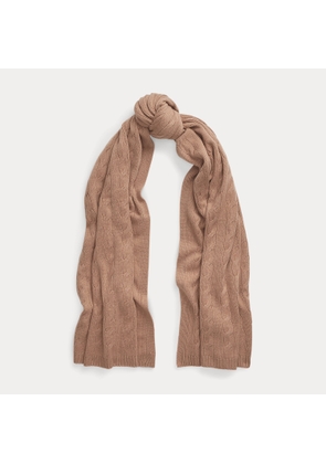 Cable-Knit Cashmere Scarf