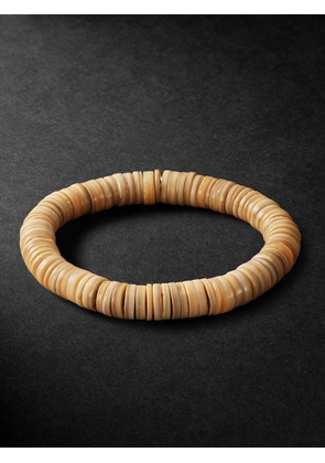 Jacquie Aiche - Gold Heishi Shell Beaded Bracelet - Men - Brown