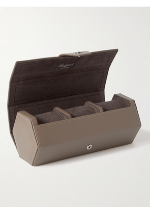 Rapport London - Vantage Leather Three-Watch Roll - Men - Brown