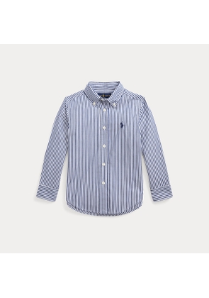 Striped Cotton Poplin Shirt