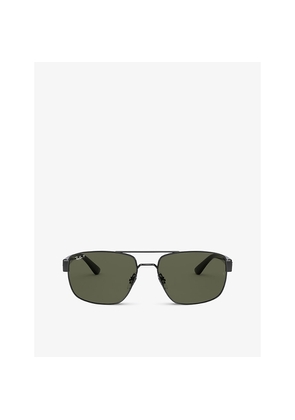 Ray-Ban Rb3663 Metal Aviator-Frame Sunglasses