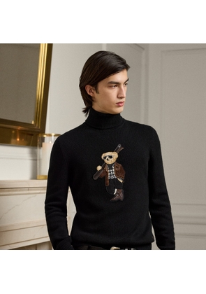 Polo Bear Cashmere Roll Neck Jumper