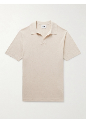 NN07 - Ryan 6311 Cotton and Linen-Blend Polo Shirt - Men - Neutrals - S