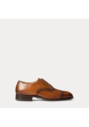 Denver Burnished Calfskin Cap-Toe Shoe