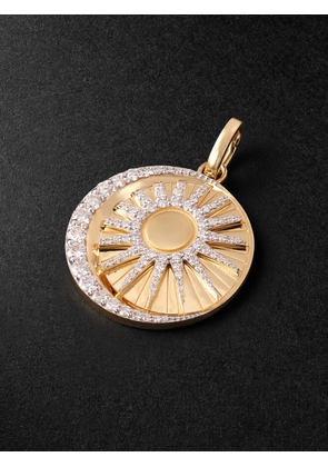 Foundrae - Balance 18-Karat Gold Diamond Pendant - Men - Gold