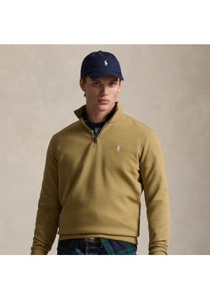 Double-Knit Quarter-Zip Pullover