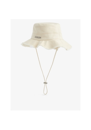 Womens Jacquemus Le Bob Artichaut Neck-Strap Cotton Bucket Hat