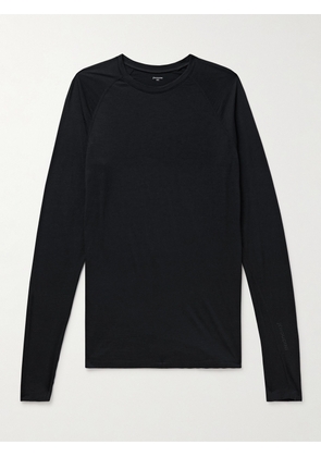 Houdini - Desoli Solid Merino™ Base Layer - Men - Black - S