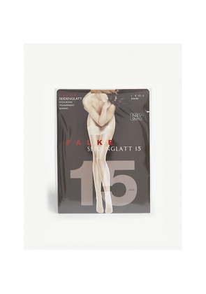 Womens Falke Seidenglatt 15 Knitted Stockings