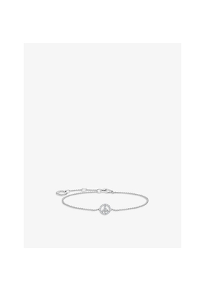 Womens Thomas Sabo Peace Sterling-Silver and Zirconia Bracelet