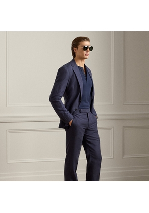 Gregory Hand-Tailored Silk-Linen Trouser