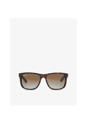 Ray-Ban Rb4165 Tortoise Shell Rectangle Sunglasses