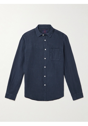 Portuguese Flannel - Linen Shirt - Men - Blue - XS