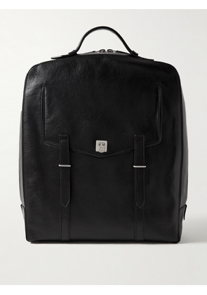 Métier - Rider Full-Grain Leather Backpack - Men - Black