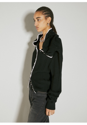 Y/Project Chain Necklace Cardigan - Woman Knitwear Black S