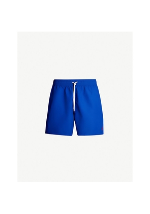 Mens Polo Ralph Lauren Traveller Logo-Embroidered Swim Shorts