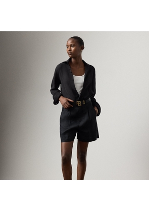 Tracy Pleated Linen Short