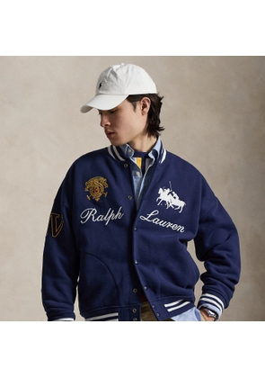 Heavyweight Fleece Baseball Jacket