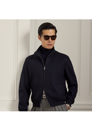 Felton Cashmere-Blend Bomber Jacket