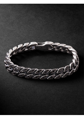 David Yurman - Sterling Silver Diamond Chain Bracelet - Men - Silver