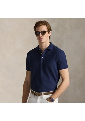 Custom Slim Fit Honeycomb-Mesh Polo