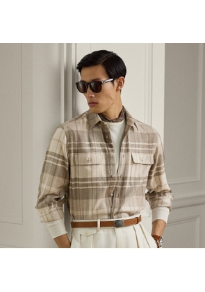 Plaid Cashmere Shirt