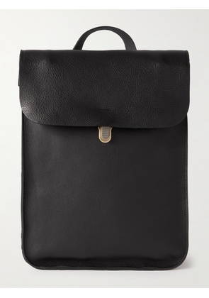 Bleu de Chauffe - Arlo Vegetable-Tanned Full-Grain Leather Backpack - Men - Black