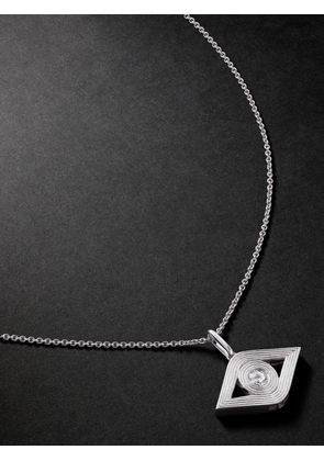Sydney Evan - Evil Eye White Gold Diamond Necklace - Men - Silver