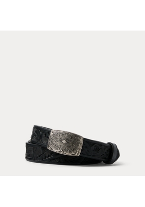 Hand-Tooled Leather Belt