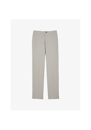 Mens Sandro High-Rise Stretch-Jersey Trousers
